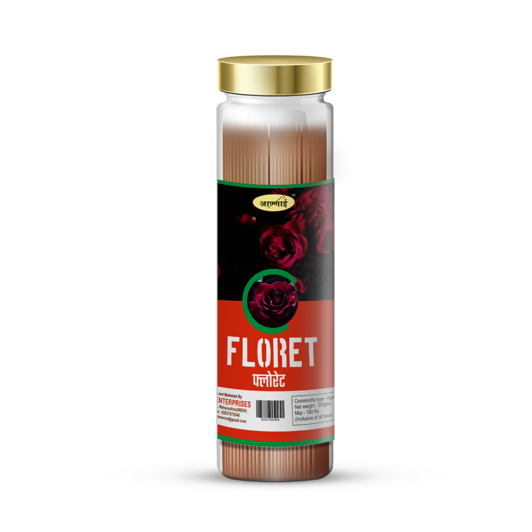Floret Premium Pet Jar Agarbatti